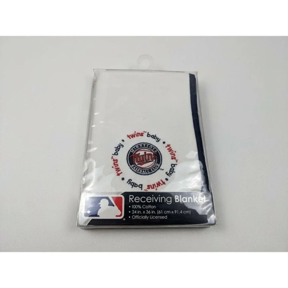 NEW Minnesota Twins Baby Infant Receiving Blanket 24 in. X 36 in. MLB‎ Baseball